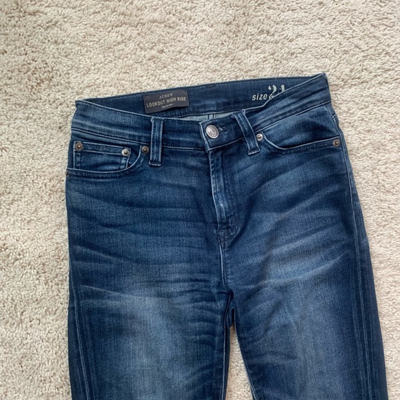 J. Crew Dark Wash High Rise Skinny Jeans - Picture 3 of 6